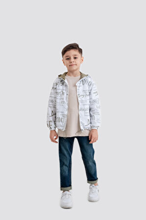 Yağmurluk, Tişört ve Pantolon Çocuk 3’lü Takım