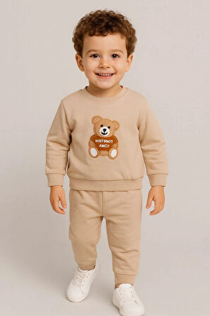 Çocuk Rahat Eşofman Takımı % 100 Pamuk