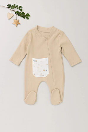 Bebek Tulum Pamuklu Unisex Uzun Kollu
