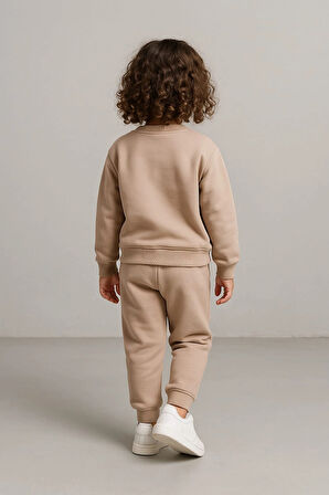 Luck Kalpli %100 Pamuk Çocuk Eşofman Takımı