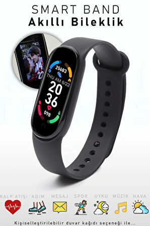 Yeni Nesil Akıllı Bileklik Smart Band M6
