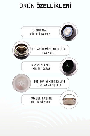 500 Ml Dereceli Termos