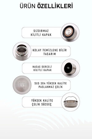 500 Ml Dereceli Termos