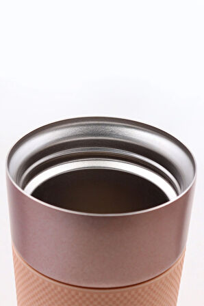 French Press Özellikli 450ml Siyah Çelik Termos