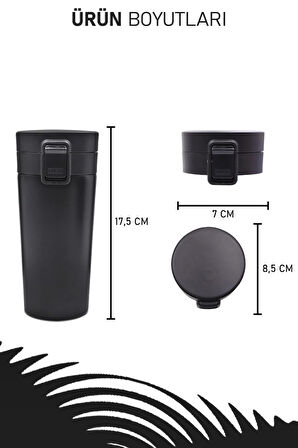 350 Ml Kilitli Çelik Termos
