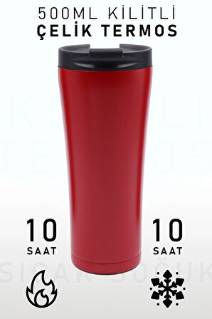 500 Ml Kilitli Termos