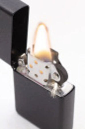 3 Adet Zippo Model Mat Siyah Çakmak