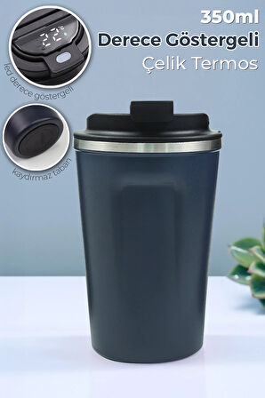 350 Ml Kaydırmaz Tabanlı Dereceli Termos