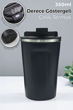 350 Ml Kaydırmaz Tabanlı Dereceli Termos