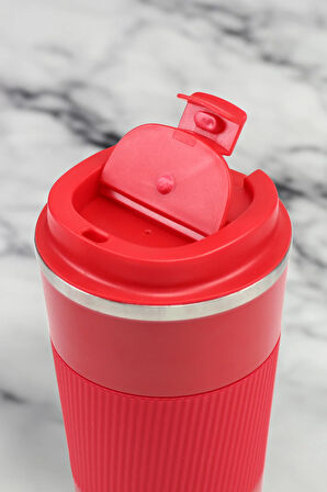 500 Ml Silikon Halkalı Çelik Termos