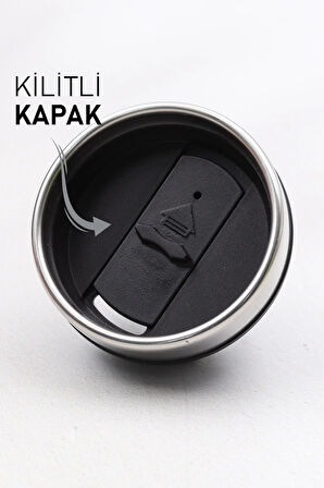 280ml Kulplu Çelik Termos