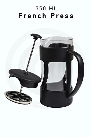 Siyah French Press 350ml