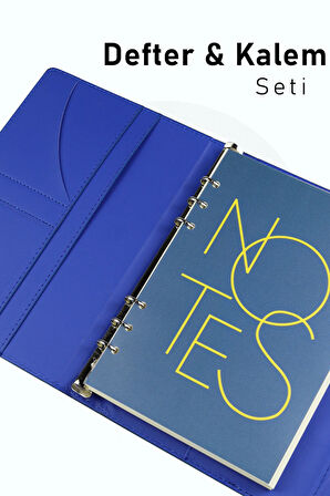 Özel Kutusunda Defter Kalem Seti