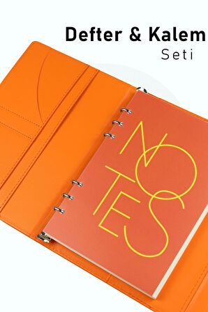 Özel Kutusunda Defter Kalem Seti