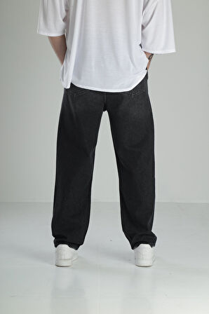 Siyah Kot Baggy Pantolon