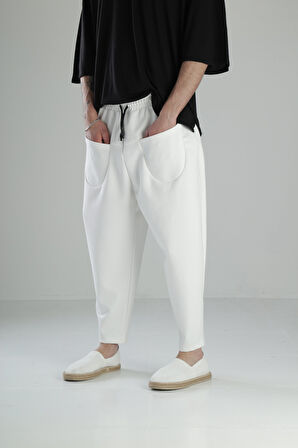 Ön Cep Detaylı Baget Pantolon