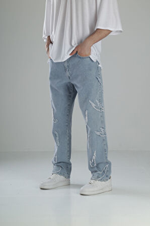 Premium Kalite Desenli Baggy Kot Pantolon