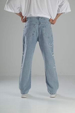 Premium Kalite Desenli Baggy Kot Pantolon