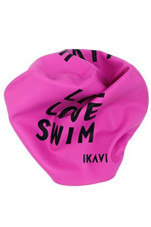 Love Live Swim Baskılı Silikon Bone (PEMBE)