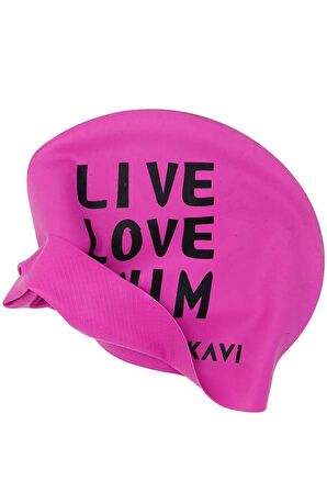 Love Live Swim Baskılı Silikon Bone (PEMBE)