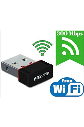 300mbps Wireless Usb Wifi Adaptör Dongle Network Lan Aparatı