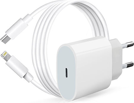 iPhone Tüm Serilerle Uyumlu Hızlı Şarj Aleti Kablo Adaptör Set Iphone 11 / 12 / 13 / Pro / Pro