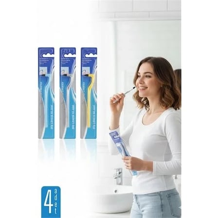 4 Lü Diş Taşı Temizleyici Diş Beyazlatıcı Ve Diş Silgisi Aile Paketi 722126