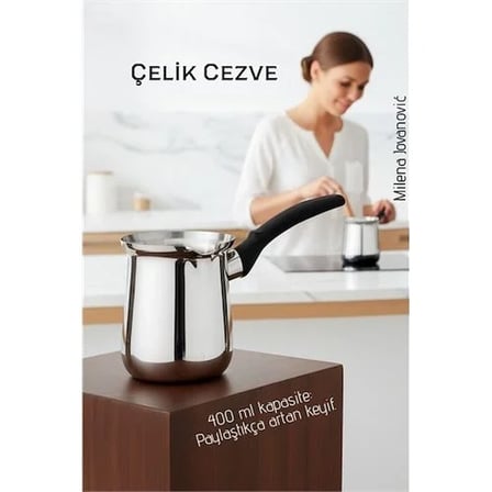 Çelik Cezve 400 Ml - Süt Ve Kahve Cezvesi 722588