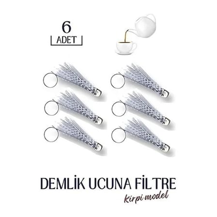 Demlik Ucuna Pratik Filtre 6 Adet 718918