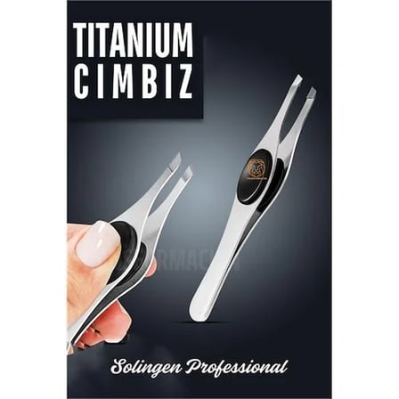 Transformacion Titanyum Çelik Cımbız Kaş Alma Cımbızı Tüy Alma Cımbızı Solingen Professional  721244