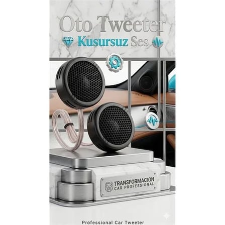 Ts-s250 Eversonic Tweeter Seti 350w Yüksek Performans Kristal Netliğinde Tiz Ses Hoparlörü  723158