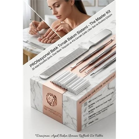 Profesyonel 35 Parça Batık Tırnak Bakım Sistemi - The Master Kit  723300