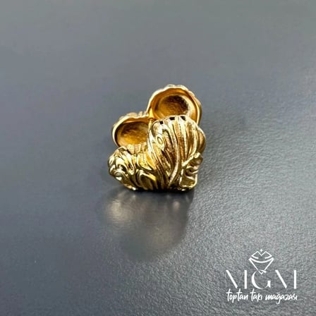 Ieg - Taşsız Gold Kaplama Küpe
