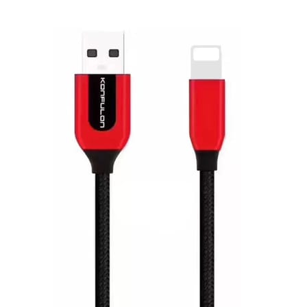 Konfulon S51 Lightning Kablo iphone Uyumlu 1M 3A - Siyah
