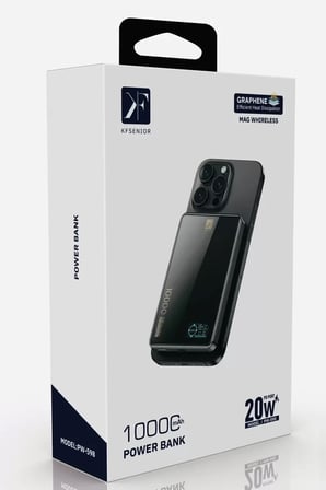 Newface PW598 10.000 mAh Dijital Göstergeli 20W Type-C ve 15W Kablosuz Şarj PD Hızlı Şarj Magsafe Po