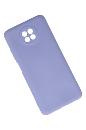 Newface Xiaomi Redmi Note 9 5G Kılıf Nano içi Kadife Silikon - Lila