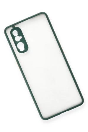 Newface Oppo Find X2 Kılıf Montreal Silikon Kapak - Yeşil