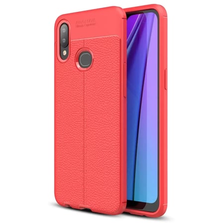 Newface Samsung Galaxy A10S Kılıf Auto Focus Kapak - Kırmızı