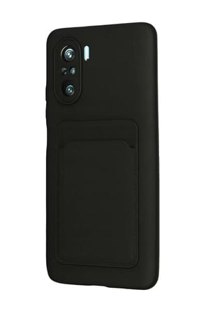 Newface Xiaomi Mi 11i Kılıf Kelvin Kartvizitli Silikon - Siyah