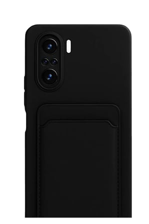 Newface Xiaomi Mi 11i Kılıf Kelvin Kartvizitli Silikon - Siyah