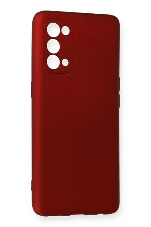 Newface Oppo Reno 5 Pro Kılıf First Silikon - Bordo