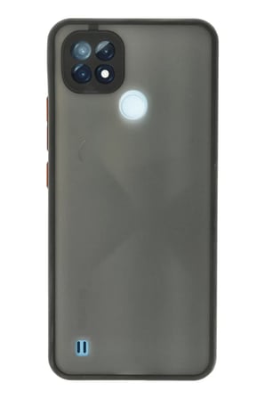 Newface Realme C21 Kılıf Montreal Silikon Kapak - Siyah