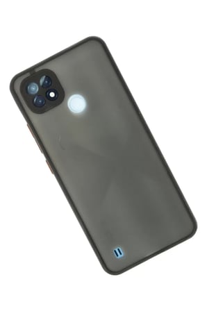 Newface Realme C21 Kılıf Montreal Silikon Kapak - Siyah