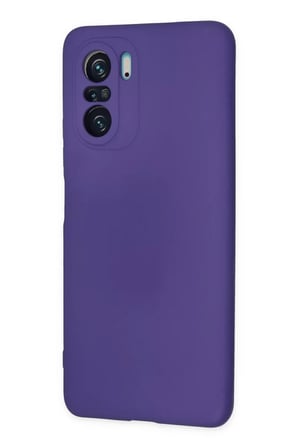 Newface Xiaomi Poco F3 Kılıf Nano içi Kadife Silikon - Mor