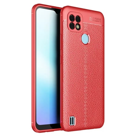 Newface Realme C21 Kılıf Auto Focus Kapak - Kırmızı