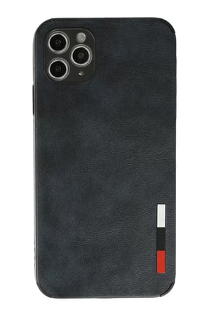 Newface Apple iPhone 11 Pro Max Kılıf Loop Deri Silikon - Lacivert