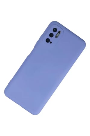 Newface Xiaomi Redmi Note 10 5G Kılıf Nano içi Kadife Silikon - Lila