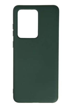 Newface Samsung Galaxy S20 Ultra Kılıf Nano içi Kadife Silikon - Koyu Yeşil