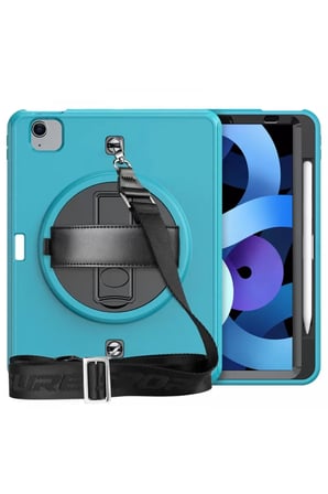 Newface Apple iPad Pro 11 (2020) Kılıf Strap-C Otterbox Tablet Kapak - Mavi