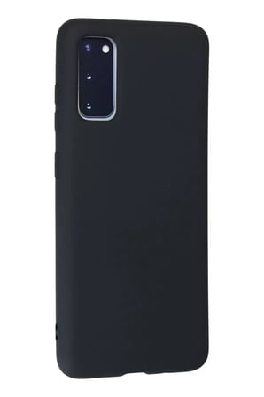 Newface Samsung Galaxy S20 Kılıf Nano içi Kadife Silikon - Lacivert